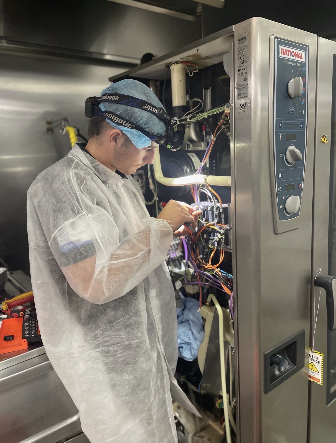 Rational combi oven servicing